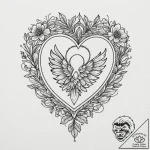 Tattoo design: a stylized geometric pattern o… – tattoo sketch (№1753084580_0, 21.07.2025 07:56) — tattoovalue.net