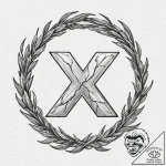 104. tattoo design: a minimalist “opora” rune… – tattoo sketch (№1753085744_0, 21.07.2025 08:15) — tattoovalue.net