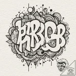 Tattoo sketch a word that transforms into an… – tattoo sketch (№1753086655_0, 21.07.2025 08:30) — tattoovalue.net