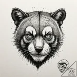 Wolverine, concept art for tattoo, muted colo… – tattoo sketch (№1753086738_0, 21.07.2025 08:32) — tattoovalue.net