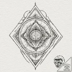 Tattoo sketch a glowing “achievement unlocked… – tattoo sketch (№1753087235_0, 21.07.2025 08:40) — tattoovalue.net
