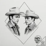 A neo-traditional portrait of the main charac… – tattoo sketch (№1753087318_0, 21.07.2025 08:41) — tattoovalue.net