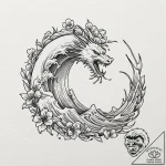 Tattoo design a ‘toast’ on one, a ‘butter kni… – tattoo sketch (№1753089226_0, 21.07.2025 09:13) — tattoovalue.net