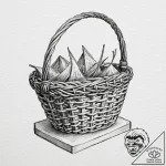 Tattoo sketch a delicate, woven basket patter… – tattoo sketch (№1753090052_0, 21.07.2025 09:27) — tattoovalue.net