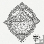 Polynesia (pattern), concept art for tattoo,… – tattoo sketch (№1753091711_0, 21.07.2025 09:55) — tattoovalue.net