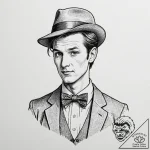A neo-traditional portrait of the eleventh do… – tattoo sketch (№1753091876_0, 21.07.2025 09:57) — tattoovalue.net