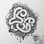 Tattoo sketch a fluid line art piece embodyin… – tattoo sketch (№1753092126_0, 21.07.2025 10:02) — tattoovalue.net