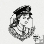 Tattoo design a subtle fabric texture (e.g.,… – tattoo sketch (№1753093788_0, 21.07.2025 10:29) — tattoovalue.net