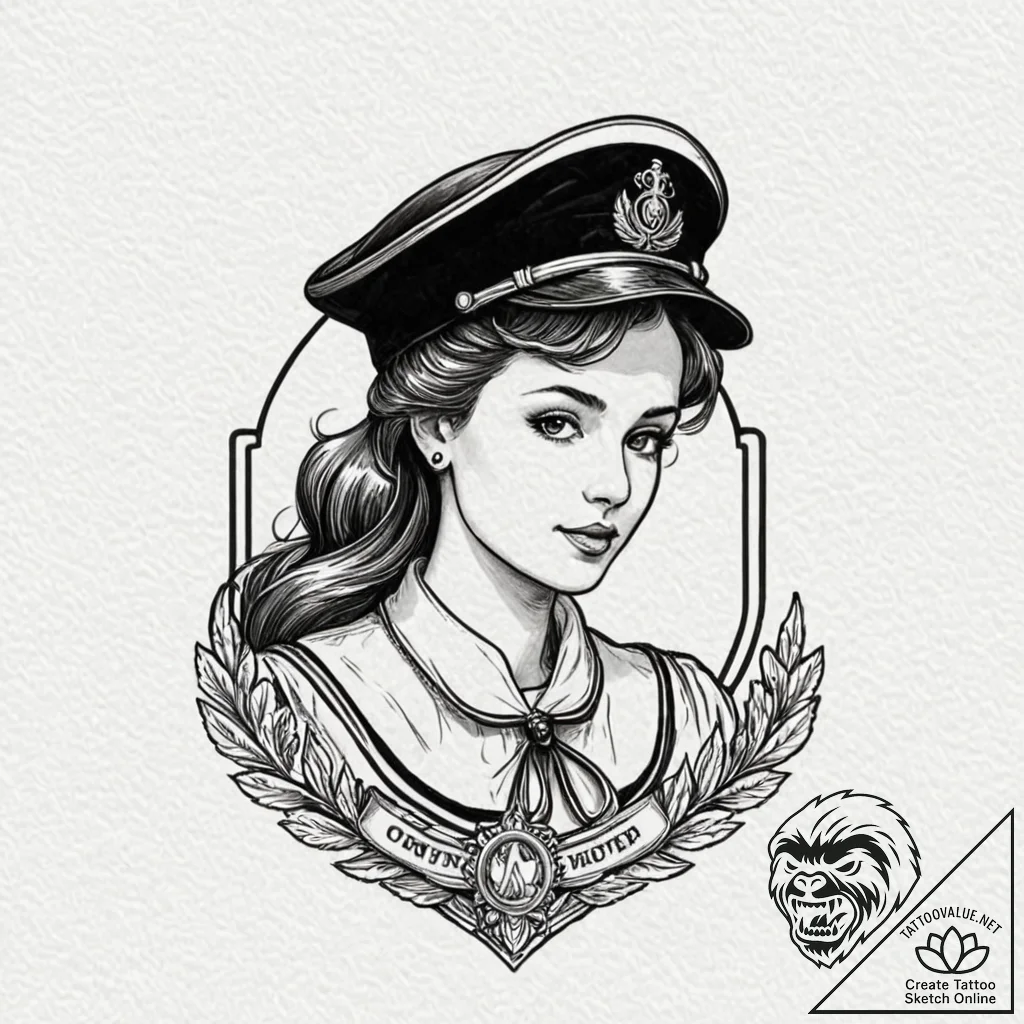 Tattoo design a subtle fabric texture (e.g.,... - tattoo sketch (№1753093788_0, 21.07.2025 10:29) — tattoovalue.net