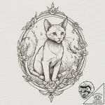 A watercolor sketch of the animated “a dream… – tattoo sketch (№1753093954_0, 21.07.2025 10:32) — tattoovalue.net