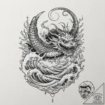 A watercolor sketch of the haunted ship from… – tattoo sketch (№1753094118_0, 21.07.2025 10:35) — tattoovalue.net