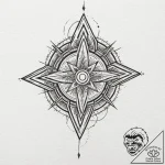 Tattoo sketch: the svarozhich symbol (often a… – tattoo sketch (№1753094533_0, 21.07.2025 10:42) — tattoovalue.net