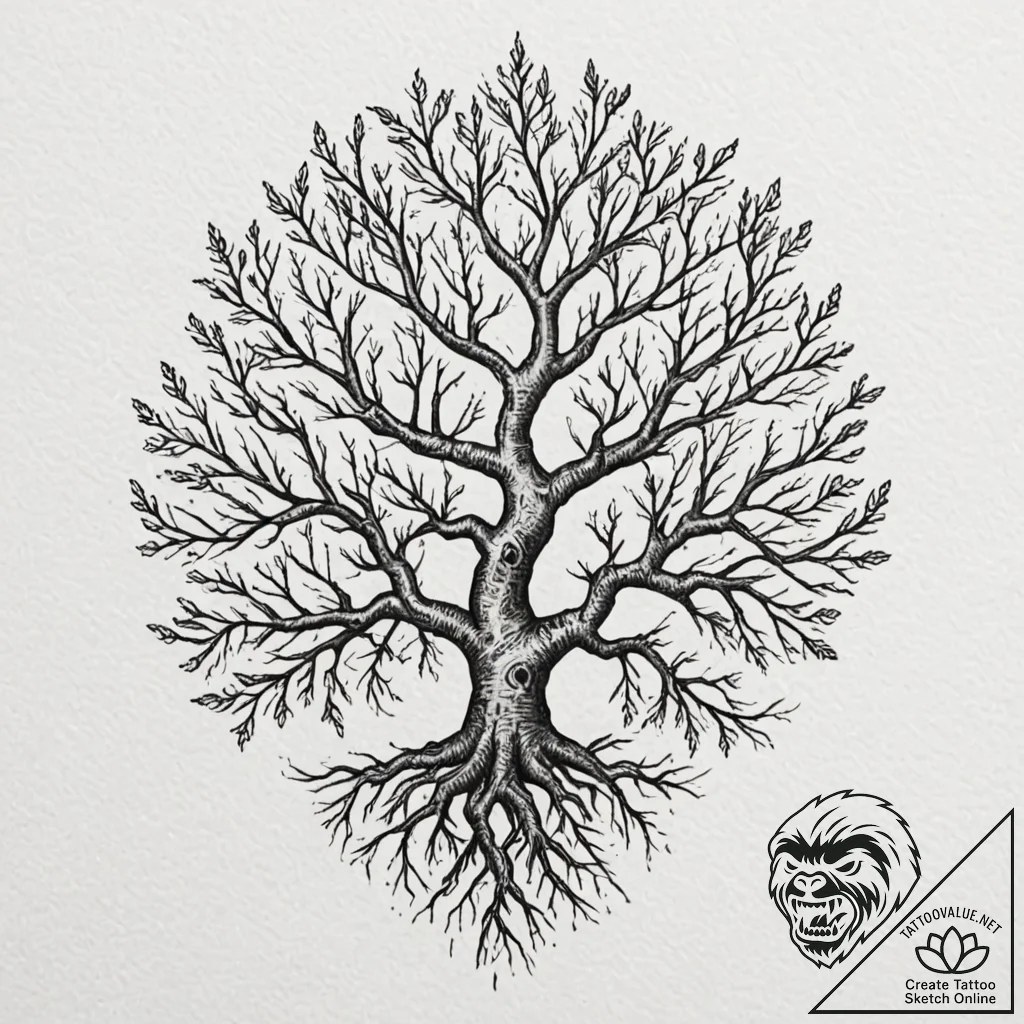 Tattoo sketch: perun's thunderbolt symbol int... - tattoo sketch (№1753094946_0, 21.07.2025 10:49) — tattoovalue.net