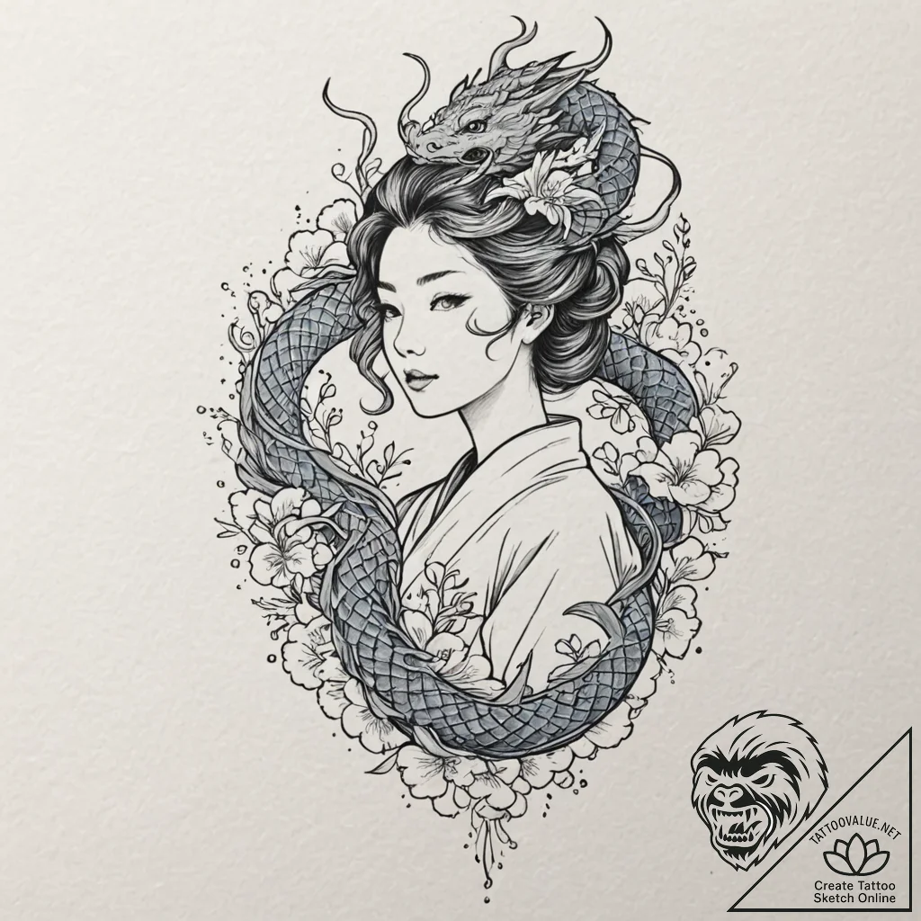 A linework tattoo of the iconic silhouette of... - tattoo sketch (№1753097185_0, 21.07.2025 11:26) — tattoovalue.net