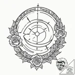 Tattoo sketch the glyph for sagittarius (9th… – tattoo sketch (№1753097351_0, 21.07.2025 11:29) — tattoovalue.net