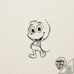 классика disney & pixar, concept art for tatt… – tattoo sketch (№1753097682_0, 21.07.2025 11:34) — tattoovalue.net