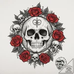 A sketch of the phrase “redrum” written on a… – tattoo sketch (№1753099595_0, 21.07.2025 12:06) — tattoovalue.net