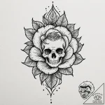 Tattoo sketch a single, dramatic shadow cast… – tattoo sketch (№1753101932_0, 21.07.2025 12:45) — tattoovalue.net