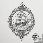 Tattoo sketch a “streaming live” icon with a… – tattoo sketch (№1753103849_0, 21.07.2025 13:17) — tattoovalue.net