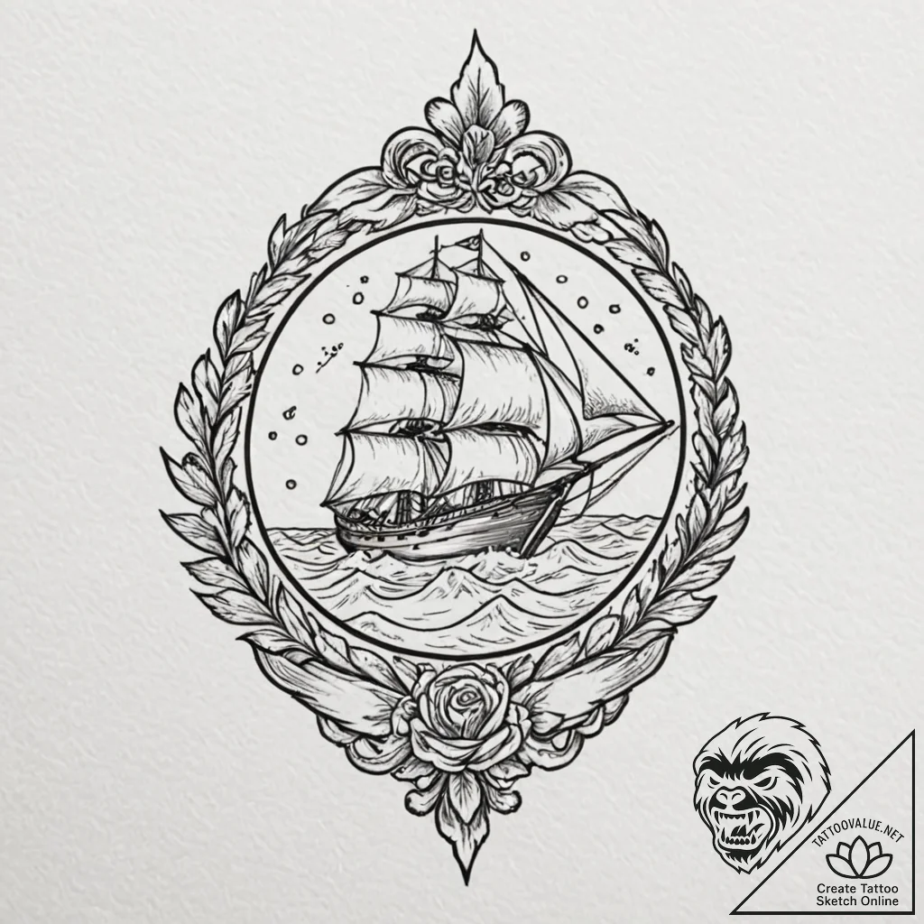 Tattoo sketch a "streaming live" icon with a... - tattoo sketch (№1753103849_0, 21.07.2025 13:17) — tattoovalue.net
