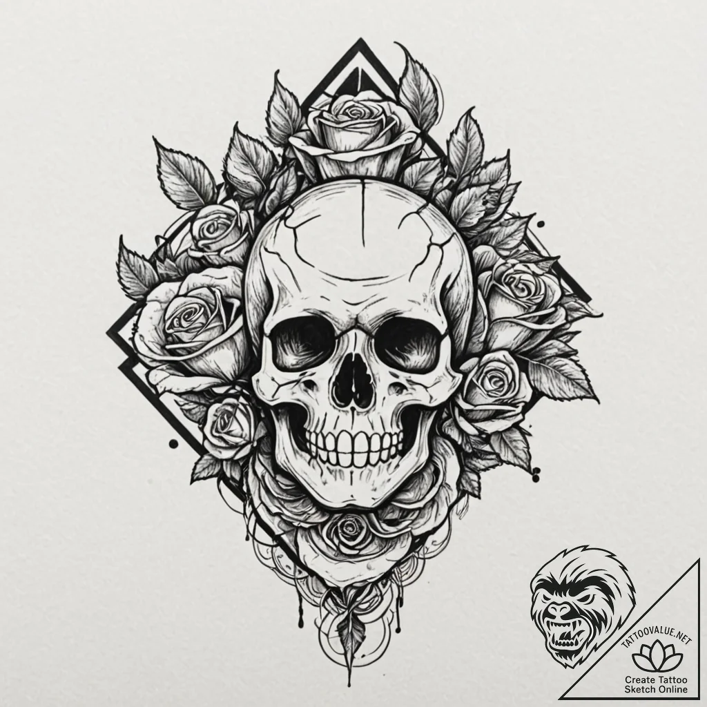 Tattoo design a gaming keyboard with custom k... - tattoo sketch (№1753104921_0, 21.07.2025 13:35) — tattoovalue.net
