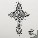 р“сђсѓрїрїр° 25: рсѓс‚рѕсђрёс‡рµсѓрєрёрµ рё… – tattoo sketch (№1753106838_0, 21.07.2025 14:07) — tattoovalue.net