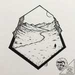 дюна (dune) – 20 промптов, concept art for ta… – tattoo sketch (№1753108790_0, 21.07.2025 14:39) — tattoovalue.net