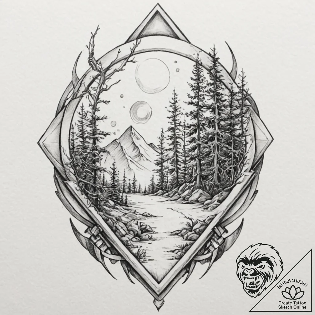 остальная классика sci-fi:, tattoo drawing ou... - tattoo sketch (№1753111926_0, 21.07.2025 15:32) — tattoovalue.net