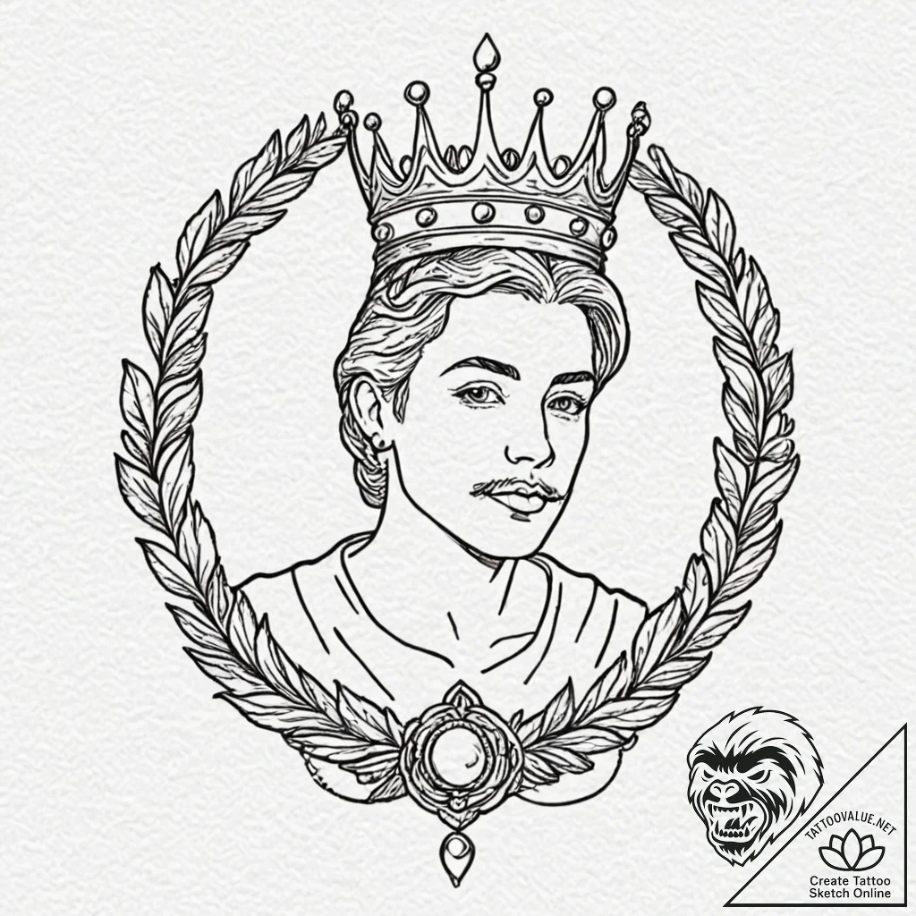 р“сђсѓрїрїр° 23: рљрѕсђрѕрѕрѕс‹рµ рё р¦р°сђсѓ... - tattoo sketch (№1753112350_0, 21.07.2025 15:39) — tattoovalue.net
