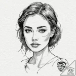 Watercolor sketch of luv, with a single, cold… – tattoo sketch (№1753112773_0, 21.07.2025 15:46) — tattoovalue.net