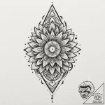 Tattoo design a single, powerful brushstroke,… – tattoo sketch (№1753114548_0, 21.07.2025 16:15) — tattoovalue.net