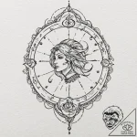 Tattoo design a watercolor splash forming the… – tattoo sketch (№1753115391_0, 21.07.2025 16:29) — tattoovalue.net
