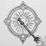 Tattoo design: a blacksmith’s hammer and tong… – tattoo sketch (№1753117252_0, 21.07.2025 17:00) — tattoovalue.net