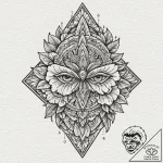 Polynesia (pattern), tattoo flash sheet desig… – tattoo sketch (№1753118012_0, 21.07.2025 17:13) — tattoovalue.net