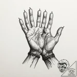 Tattoo design a detailed depiction of callous… – tattoo sketch (№1753118182_0, 21.07.2025 17:16) — tattoovalue.net