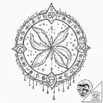 Tattoo sketch a zodiac symbol with water drop… – tattoo sketch (№1753121038_0, 21.07.2025 18:03) — tattoovalue.net