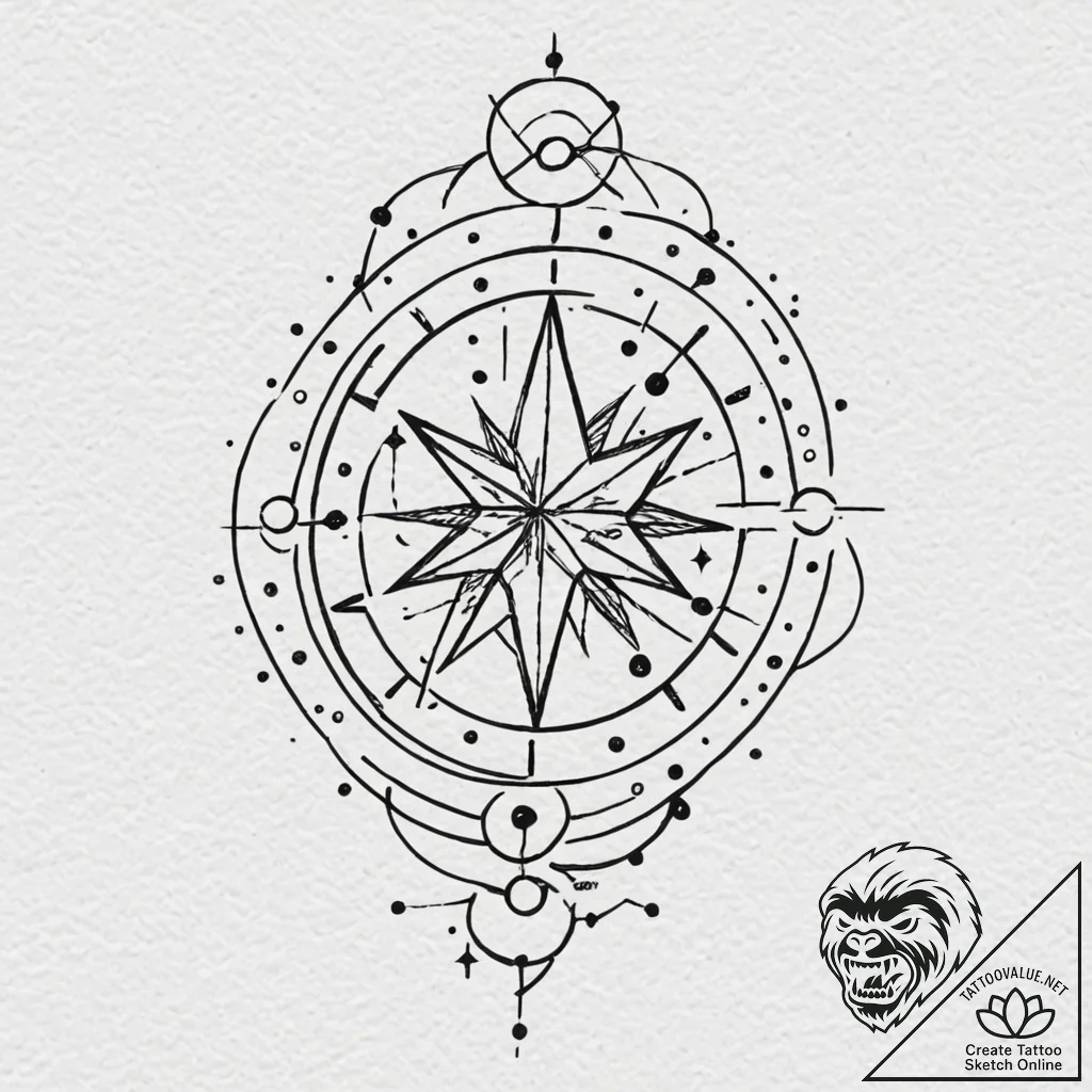 Tattoo design a specific constellation that w... - tattoo sketch (№1753123854_0, 21.07.2025 18:50) — tattoovalue.net