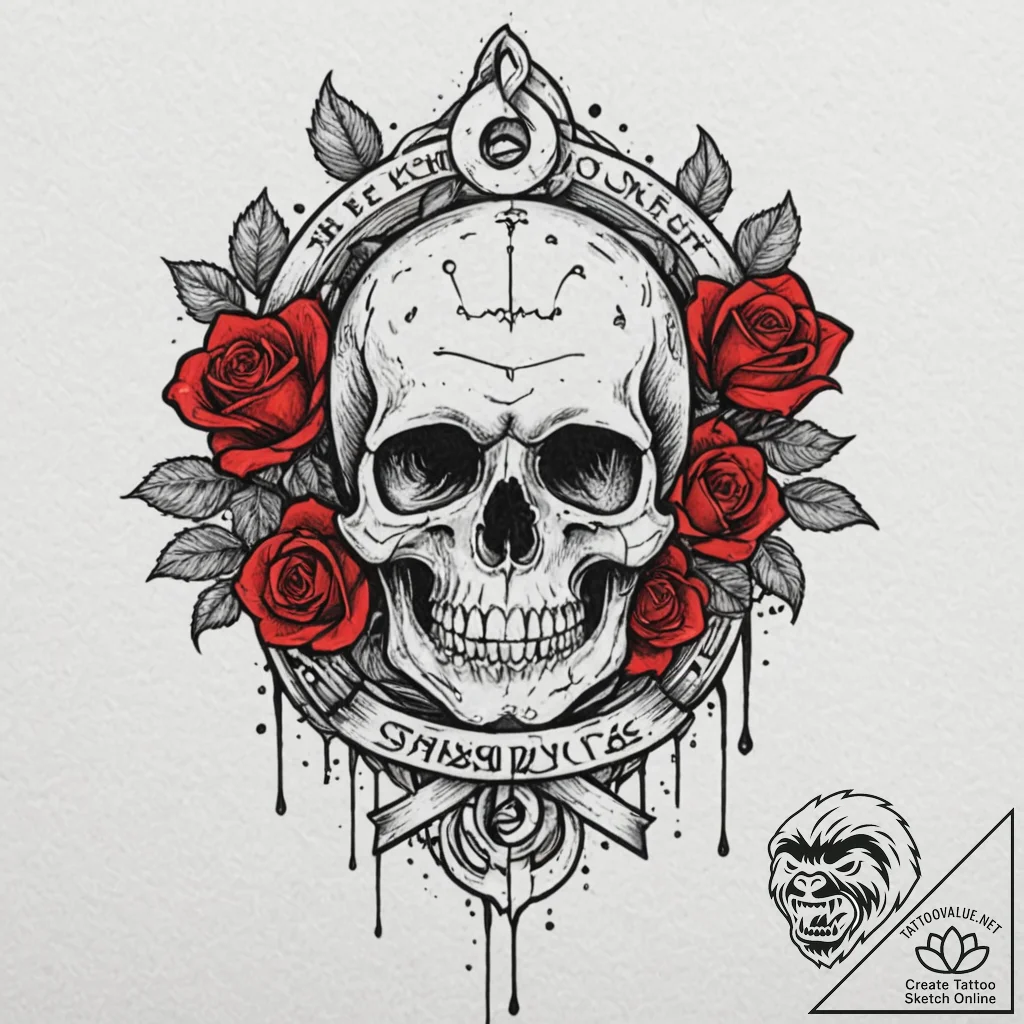 Tattoo design a subtle tribute ribbon integra... - tattoo sketch (№1753130043_0, 21.07.2025 20:34) — tattoovalue.net