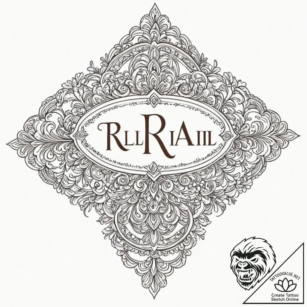 A sketch of the business card with the "silia... - tattoo sketch (№1753130639_0, 21.07.2025 20:43) — tattoovalue.net