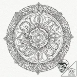 Tattoo sketch a zodiac glyph where half is cl… – tattoo sketch (№1753131827_0, 21.07.2025 21:03) — tattoovalue.net