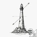 Tattoo sketch a sagittarius archer whose arro… – tattoo sketch (№1753133283_0, 21.07.2025 21:28) — tattoovalue.net