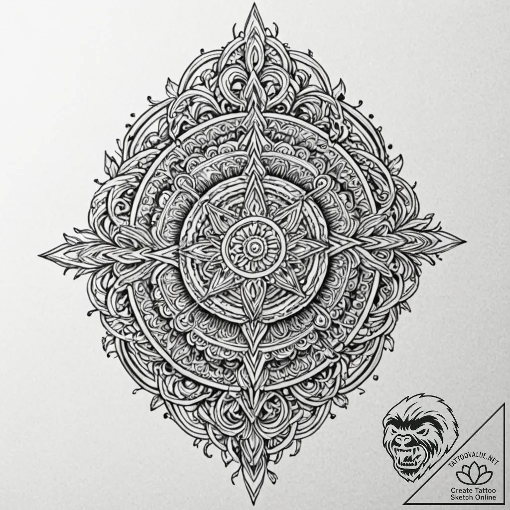 Tattoo design a "mastery" symbol for a specif... - tattoo sketch (№1753135858_0, 21.07.2025 22:10) — tattoovalue.net