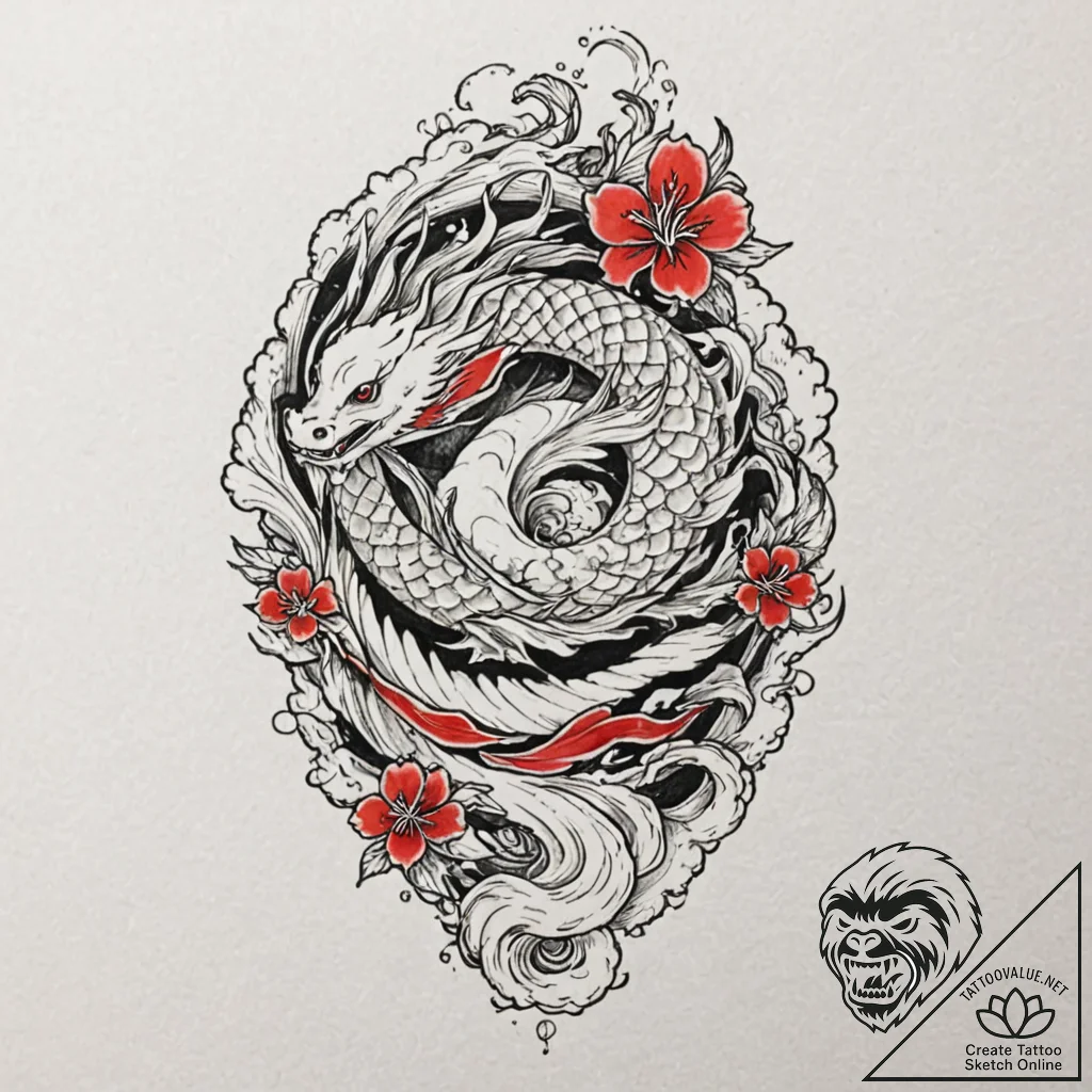Tattoo sketch a solid, unyielding rock agains... - tattoo sketch (№1753140368_0, 21.07.2025 23:26) — tattoovalue.net