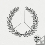 Tattoo sketch a minimalist olive branch, symb… – tattoo sketch (№1753140538_0, 21.07.2025 23:28) — tattoovalue.net
