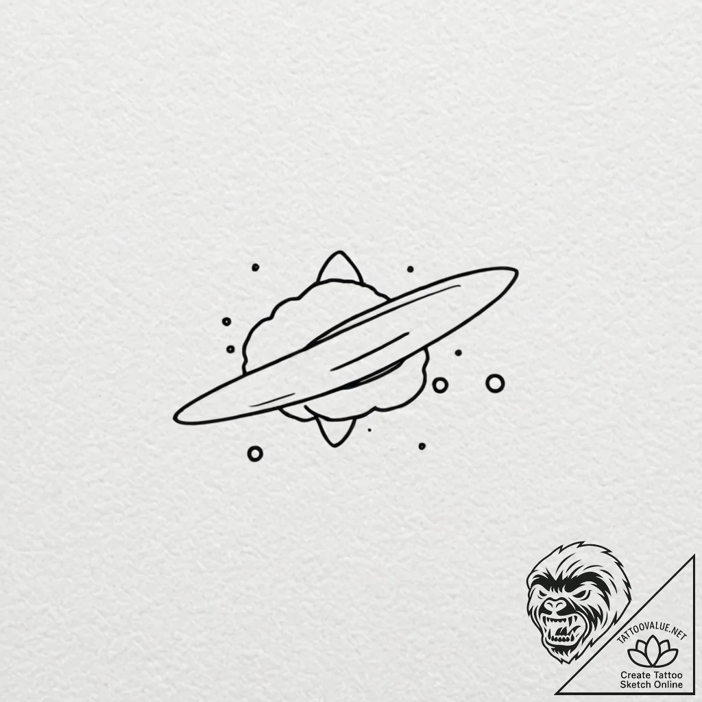 Tattoo design a tiny, sparkling comet., tatto... - tattoo sketch (№1753140710_0, 21.07.2025 23:31) — tattoovalue.net