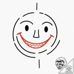 Tattoo design a classic “happy face” doodle.,… – tattoo sketch (№1753141135_0, 21.07.2025 23:38) — tattoovalue.net