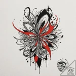 Tattoo sketch an abstract flow of energy betw… – tattoo sketch (№1753141816_0, 21.07.2025 23:50) — tattoovalue.net