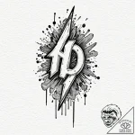 Tattoo design a static charge emanating from… – tattoo sketch (№1753142496_0, 22.07.2025 00:01) — tattoovalue.net
