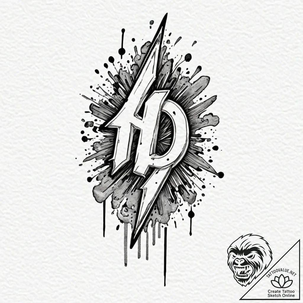 Tattoo design a static charge emanating from... - tattoo sketch (№1753142496_0, 22.07.2025 00:01) — tattoovalue.net