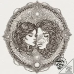Tattoo sketch a celestial body split in half,… – tattoo sketch (№1753143005_0, 22.07.2025 00:10) — tattoovalue.net